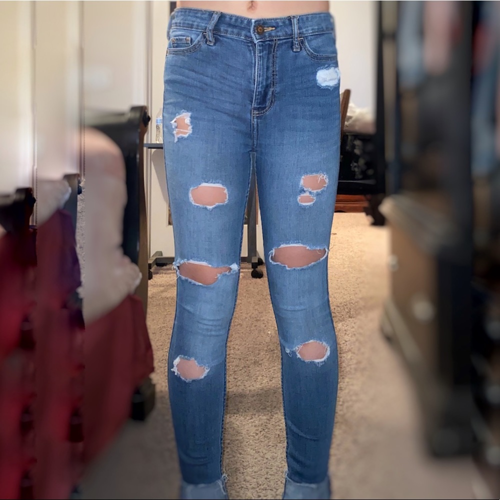 Hollister skinny high rise jeans